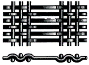 반대로 부식 304L 스테인리스 주름을 잡은 철망사 100 미크론 12.7mm 구멍 3